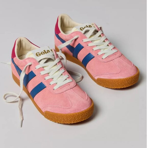 Gola Women's Elan Leather Sneaker Color Peach - Picture 1 of 4